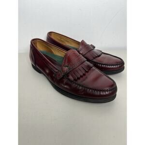 Sebago Brown Leather Tassel Loafers Men's Size 16D